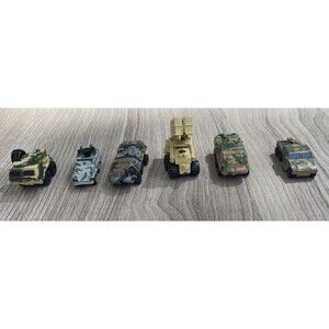 Vintage Micro Machines Lot Of 6 Galoob Military
